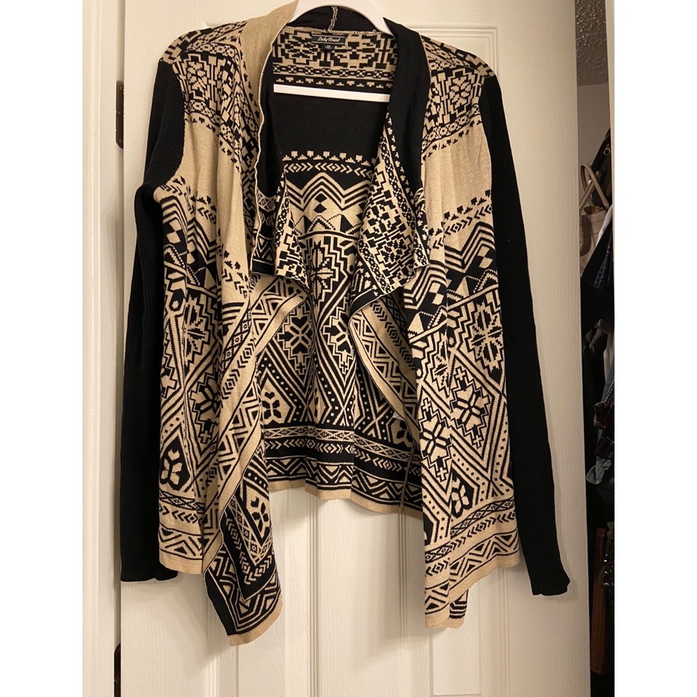 Lucky Brand Geometric Cardigan